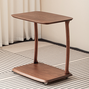 实木沙发边几角几可移动迷你小茶几轻奢卧室小桌茶水柜茶边柜