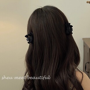 真丝刘海发夹女前额高级感超级好看 公主头 抓夹小号碎发2026新款