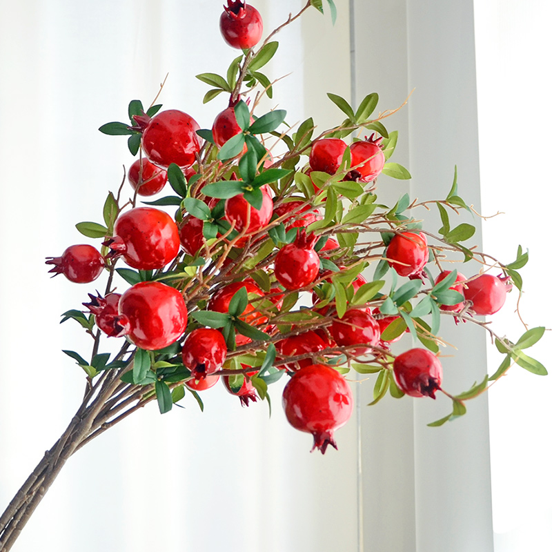 仿真花摆设餐桌果实树枝装饰品