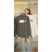 M家 字母加厚磨毛卫衣 8637