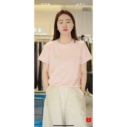 AN 8573 女士基础圆领百搭T恤