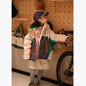 撞色羽绒服 61029