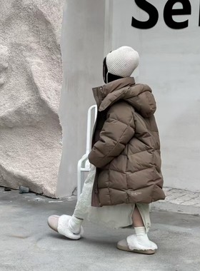 XW 226028 龟背长款羽绒服