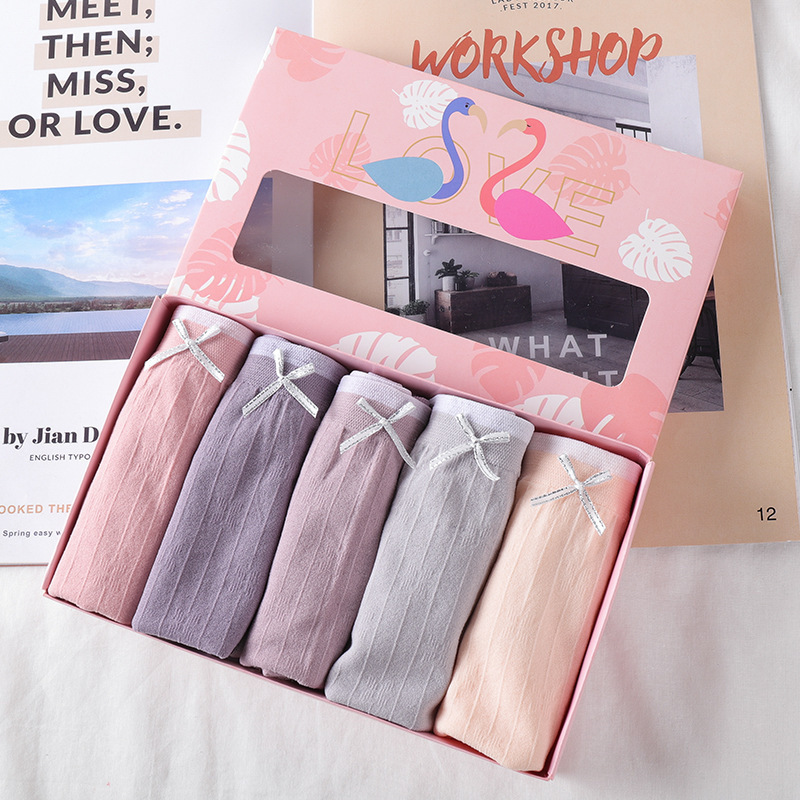 5条火烈鸟花边三角内裤现货包邮