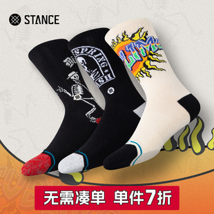 PACK联名休闲袜556中筒袜潮流涂鸦时尚 CAL 男女袜 乐队SO STANCE