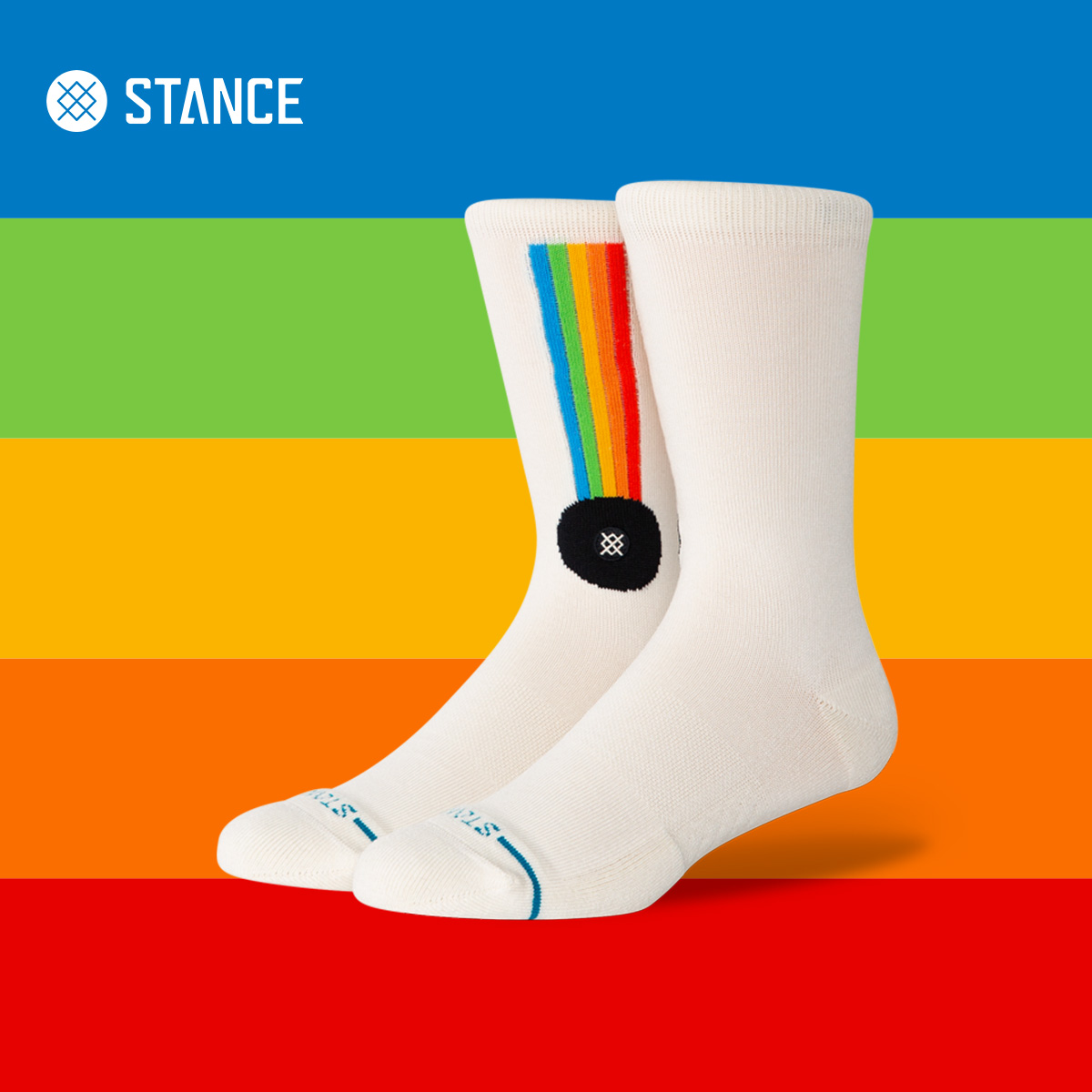 STANCEXPOLAROID联名中筒袜