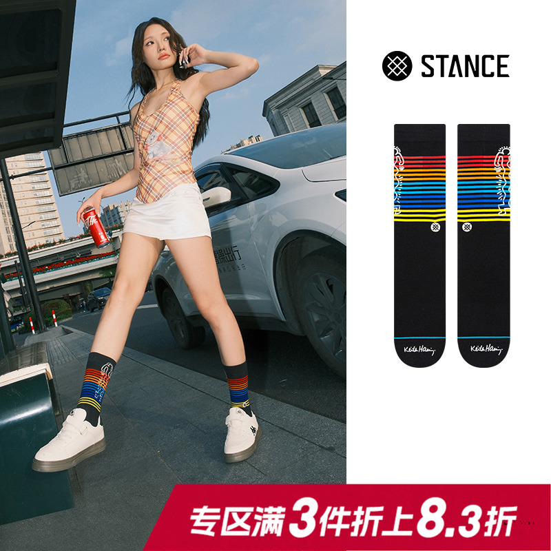 STANCE男女休闲中筒袜