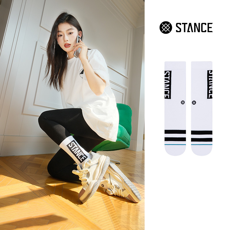 STANCE男女新款中筒袜经典og休闲