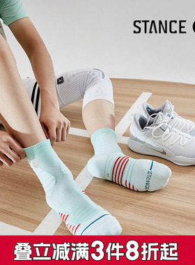 STANCE斗牛袜短筒337专业实战精英秋冬加防滑汗运动篮球袜毛巾底