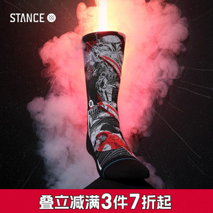 透气吸汗 黑武士545中筒袜男女休闲棉袜冬季 STANCE 星球大战联名款