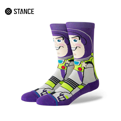 STANCE卡通巴斯光年中筒袜