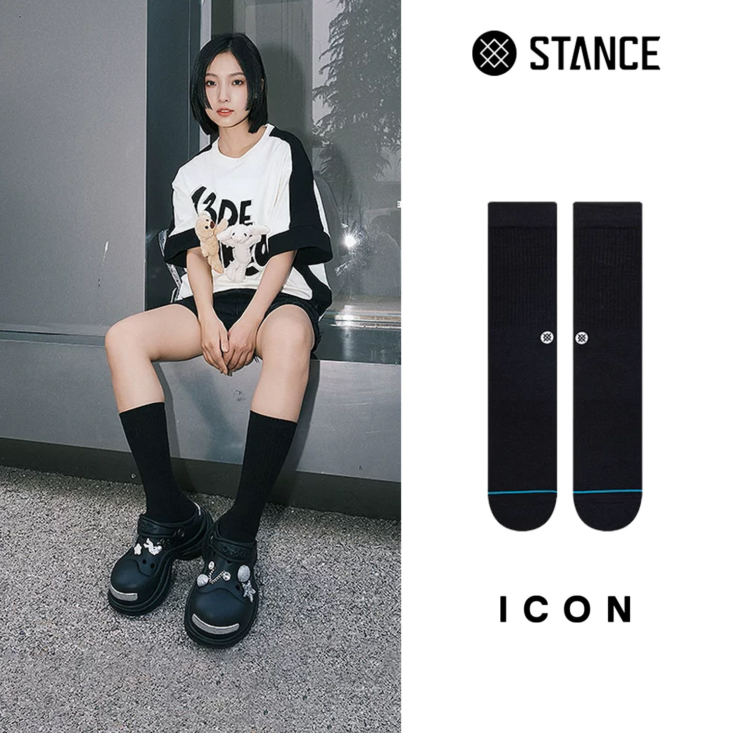 经典款袜子STANCE运动篮球袜透气