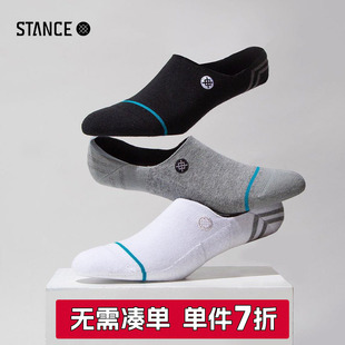 STANCE 145隐形袜浅口船袜男女吸汗防滑透气不掉跟短袜棉袜三双装