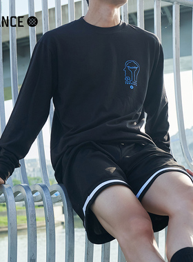 STANCE  GOOD THOUGHTS设计款圆领卫衣无帽长袖纯棉上衣