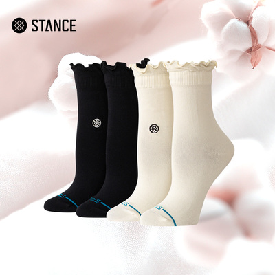 STANCE女秋冬保暖中筒棉袜