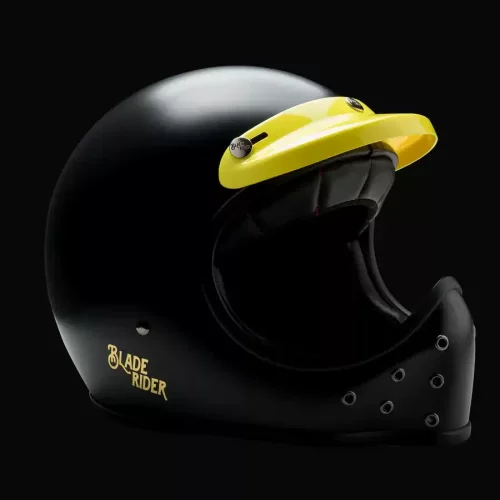 四分之三半盔帽檐复古