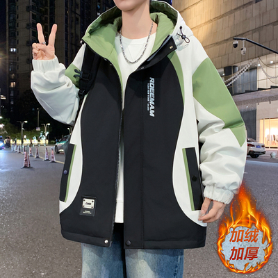 不起球不褪色不缩水加绒加厚外套