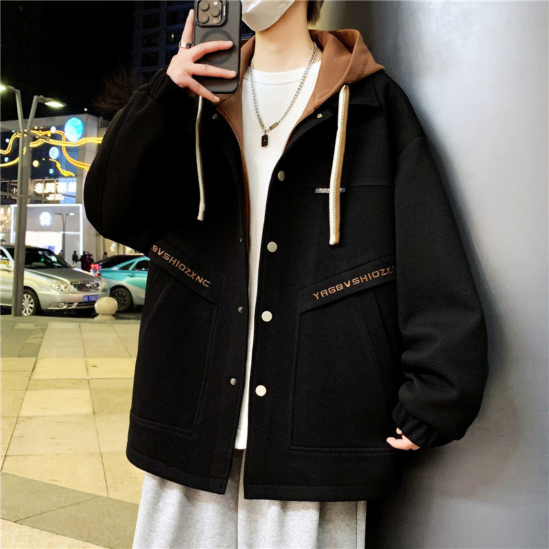 春秋季13青少年帅气假两件外套男孩14初高中学生15岁大童男装夹克,男装,夹克,淘宝优惠券,粉丝福利购,淘宝优惠卷