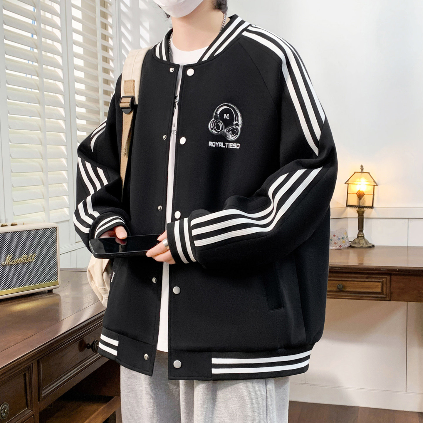 春秋季青少年棒球服外套男孩初中高中学生帅气大童男装夹克上衣服,男装,夹克,淘宝优惠券,粉丝福利购,淘宝优惠卷