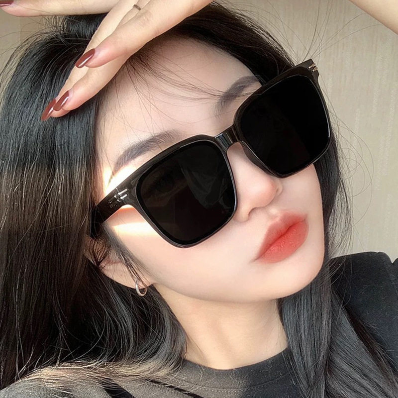 茶色墨镜男款潮牌痞帅gm黑框2025年新款太阳眼镜女士开车感女