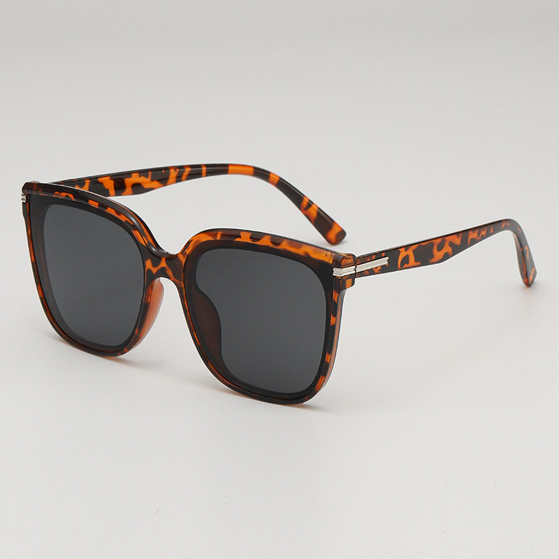 gm墨镜女感方形大框太阳眼镜 豹纹网红uv400防紫外线太阳镜男