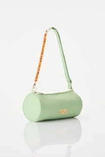 泰国潮牌 绿色圆筒包 gentlewoman