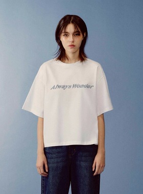 lingling品牌 【现货】alwayswonder 白色短袖
