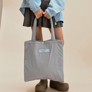 泰国小众品牌 occurinsummer超大容量多口袋多功能实用条纹单肩包