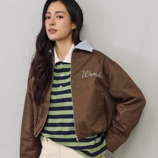 泰国潮牌 摩卡棕短外套 alwayswonder