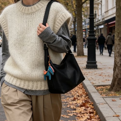 复古托特包大容量通勤单肩斜挎包