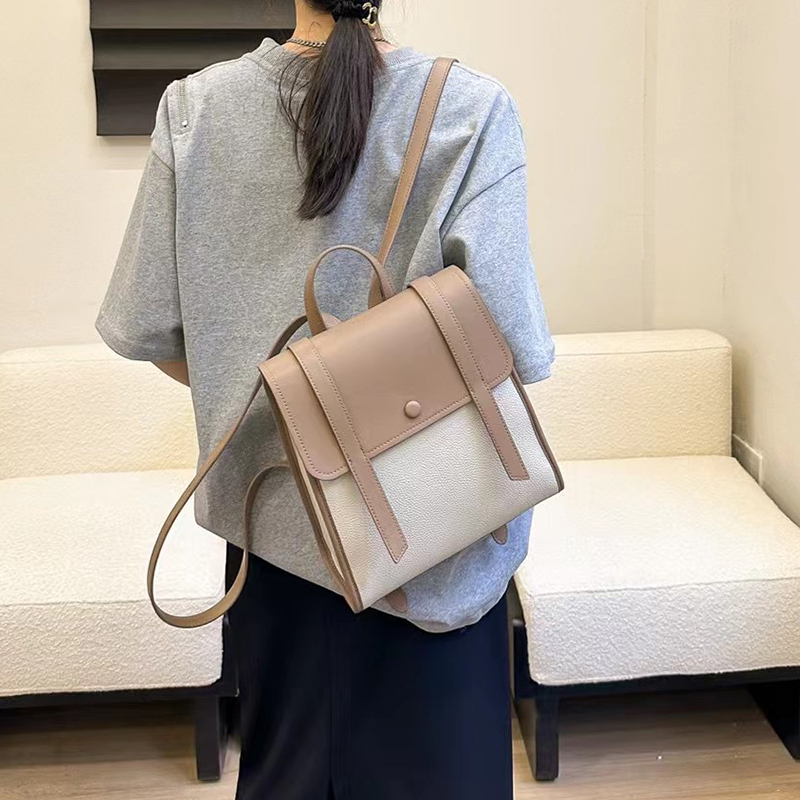原创设计双肩包女背包通勤2025新款大容量女包高级感小众时尚书包