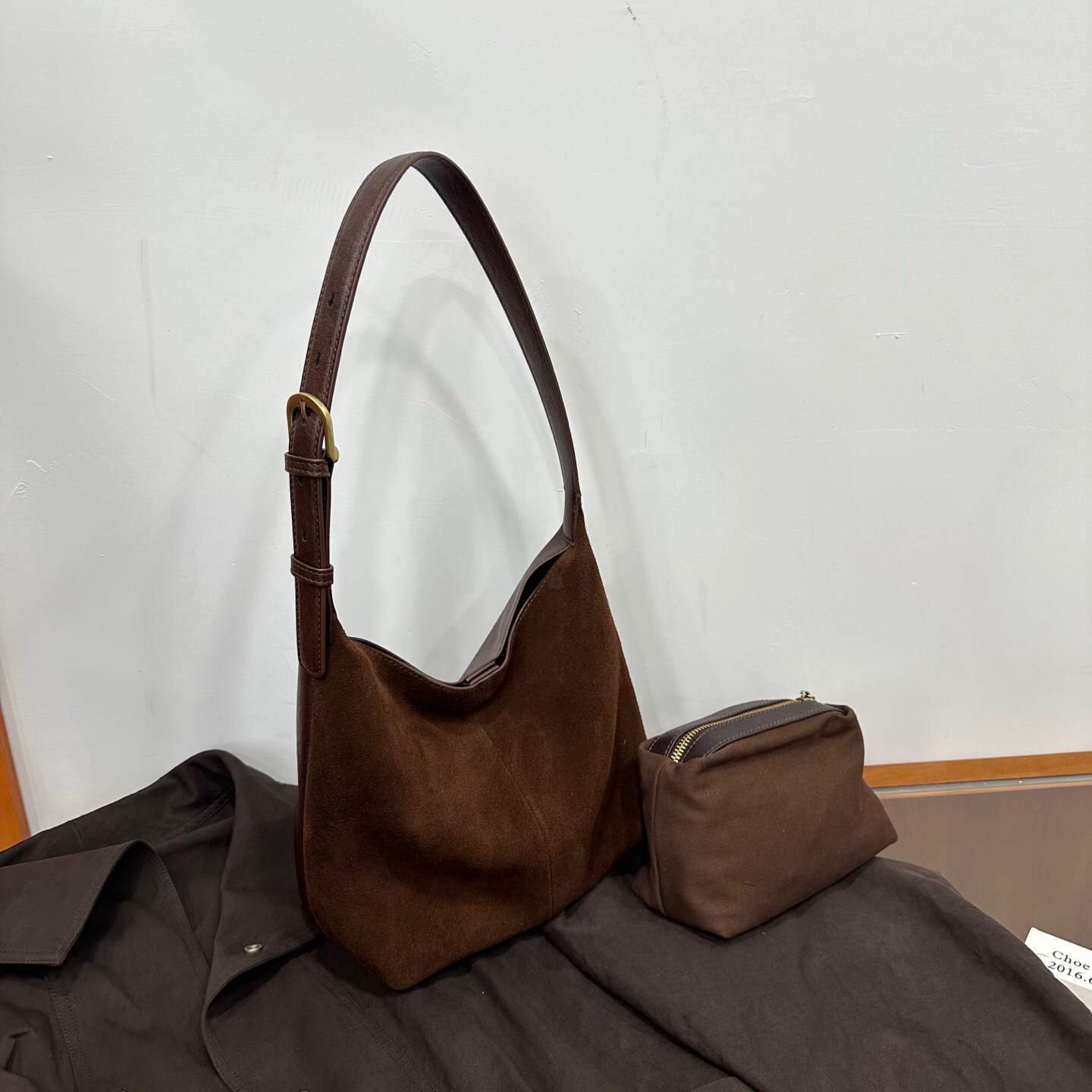 高级感磨砂牛皮水桶包女2025新款