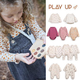 印花包屁衣连体衣哈衣上衣长裤 AW25婴幼儿童新款 秋冬保暖 Play