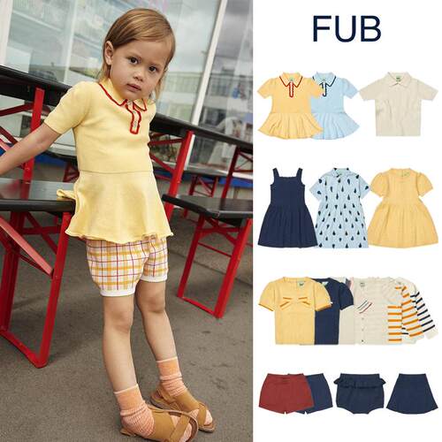 FUBSS25新款婴幼儿童polo衫裙子