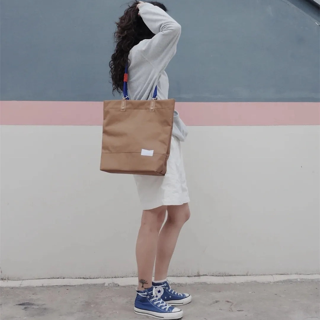 日单机能防水！ 山系风 攀岩绳托特大容量包包 男女手拎斜跨包潮,箱包皮具/热销女包/男包,时尚帆布包,淘宝优惠券,粉丝福利购,淘宝优惠卷