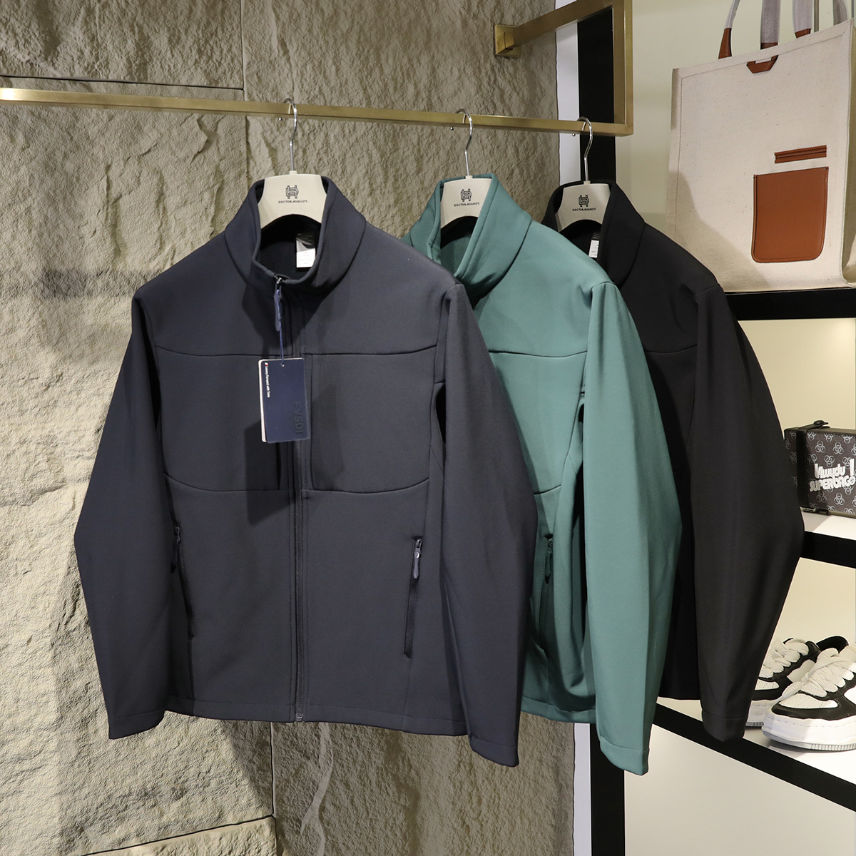 秋冬季新款三防冲锋夹克抓绒外套