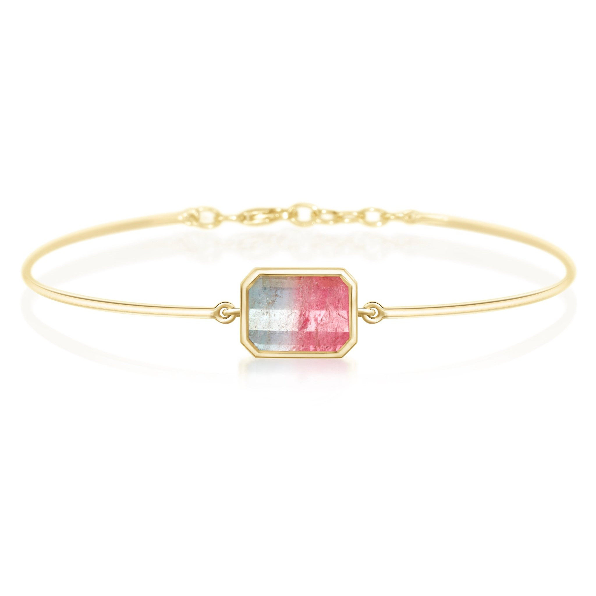 YI COLLECTION 18K 西瓜碧玺手镯