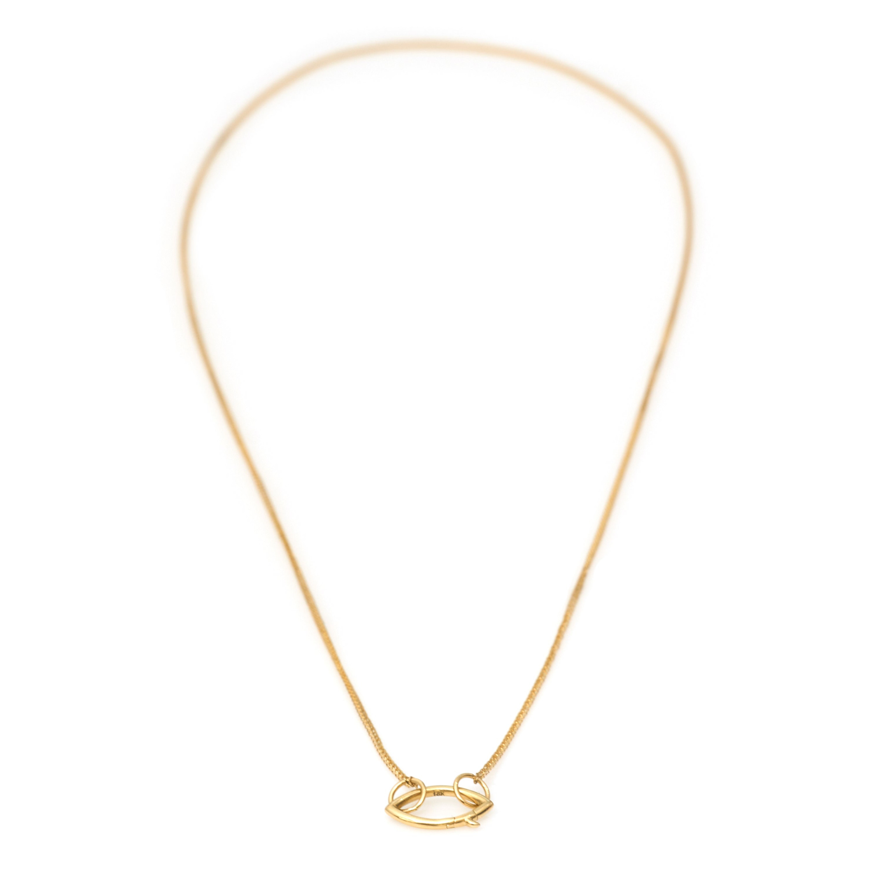 YI COLLECTION 珠宝 18K 鱼眼锁扣项链 20英寸