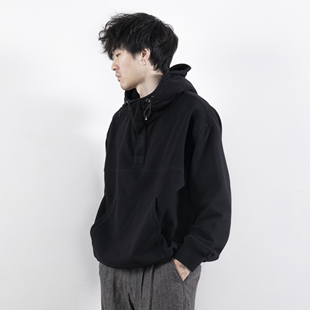 HUNTINGOLD秋冬460g重磅连帽套头户外宽松休闲日系卫衣复古1533