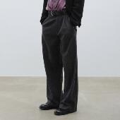 HUNTINGOLD微修直筒版 通勤休闲秋冬1533 型超高质感羊毛毛边西裤