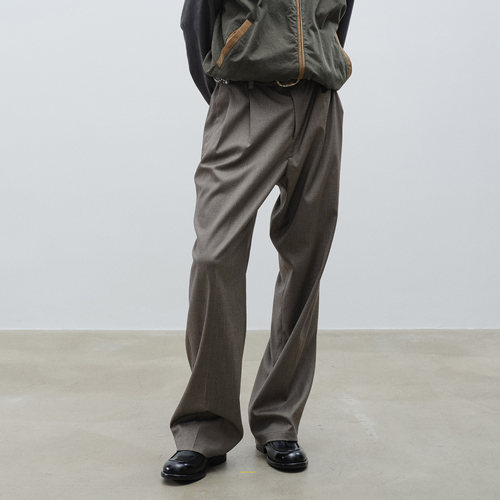 1533经典百搭宽松直筒休闲羊毛裤