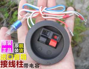 进口接线柱 音箱接线柱 夹口 带电容带线 进口接线柱