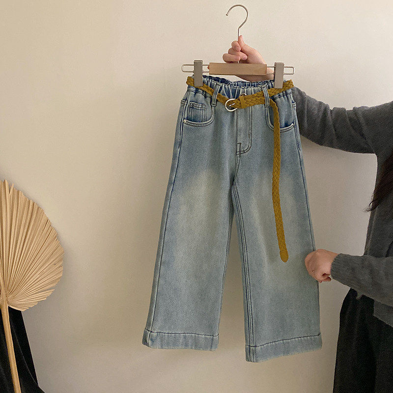 【安安家】韩版女童冬季新款洋气潮流百搭加绒休闲牛仔裤R25705,童装/婴儿装/亲子装,儿童牛仔裤,淘宝优惠券,粉丝福利购,淘宝优惠卷