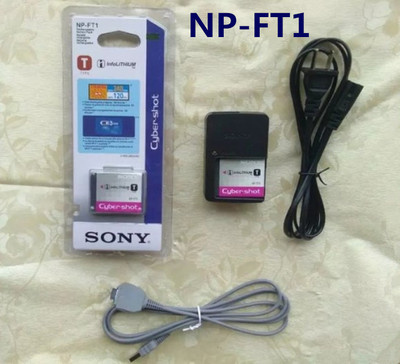 索尼DSCT10 DSCT5 DSCT9相机配件 数据线+电池充电器 NPFT1