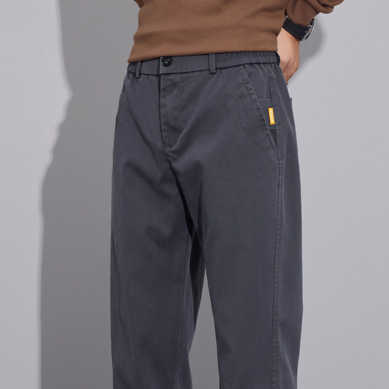 秋冬莱赛尔休闲裤男2025新款宽松