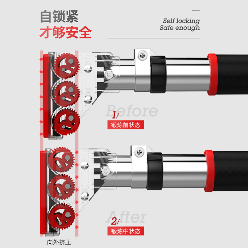 引体向上器室内门上单杠免打孔儿童家用家庭墙体门框吊环健身杆