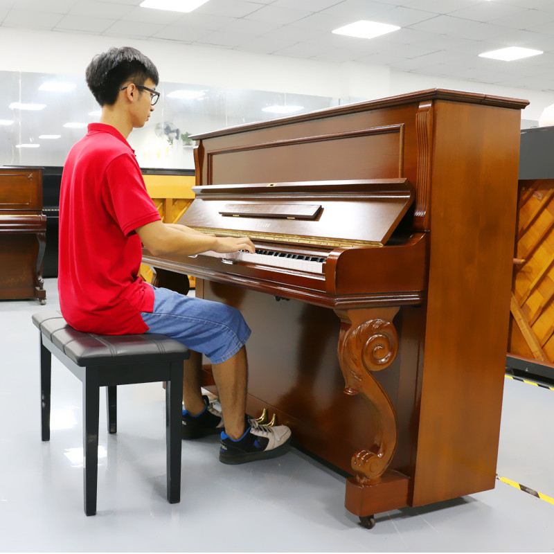 韩国原装进口二手钢琴英昌u121f/nfm成人家用初学者学生考级立式