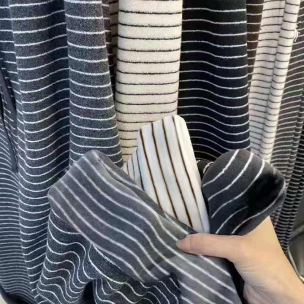 孕妇秋季新款条纹直筒糯米裤女高腰宽松显瘦显瘦阔腿遛弯裤子