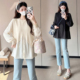娃娃衫 甜美宽松显瘦长袖 百搭减龄假两件上衣 2026孕妇春装 新款