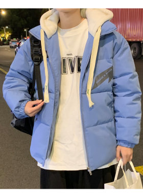 棉服休闲短款棉衣连帽